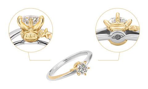 迪士尼玩具總動員系列 Lucky Us婚戒